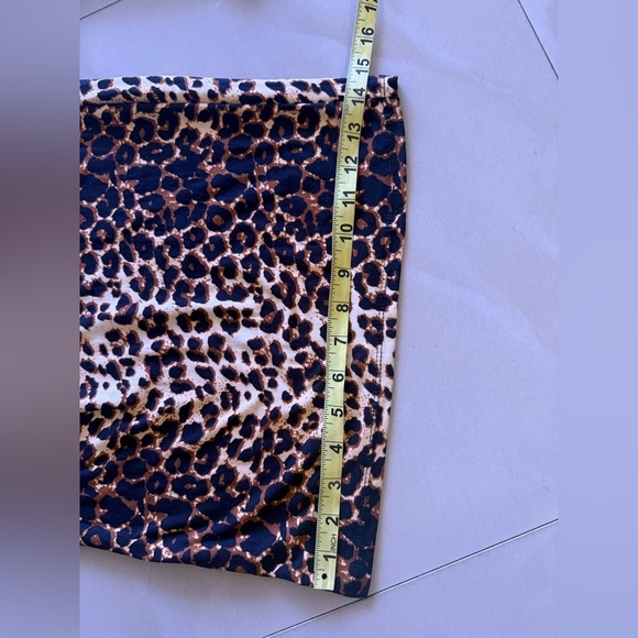 Plus Size Women’s sleeveless Leopard Print Jumpsuit size 3X pre-owned wide leg - Picture 7 of 16